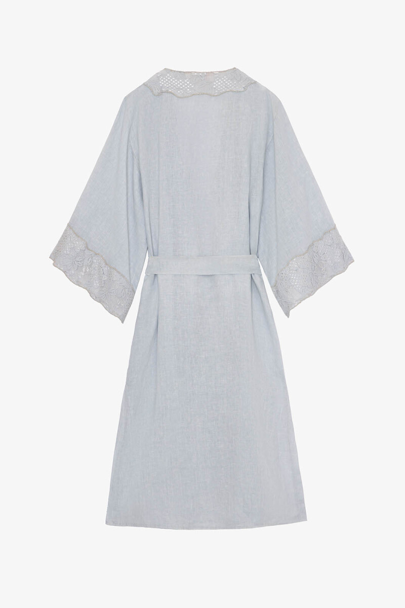 KIMONO ENCAJE Gris