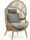 Sillón de exterior HALVREBENE natural Sillón de exterior HALVREBENE natural