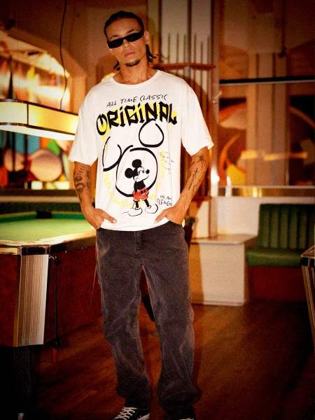 REMERA MICKEY ORIGINAL OFF WHITE