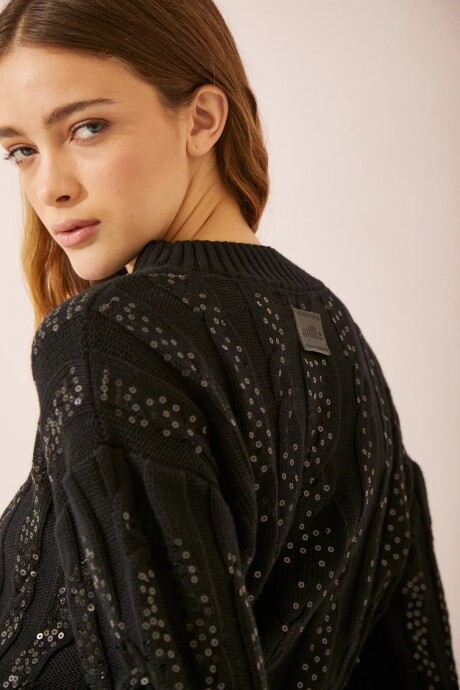 SWEATER CRAB NEGRO