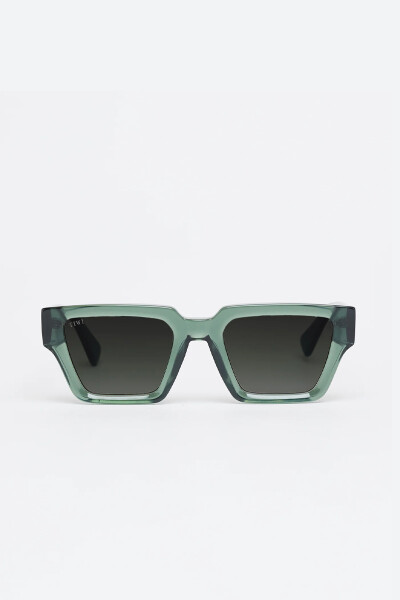 Lentes Tiwi Tokio Shiny Green With Green Gradient Lenses (flat + Ar)