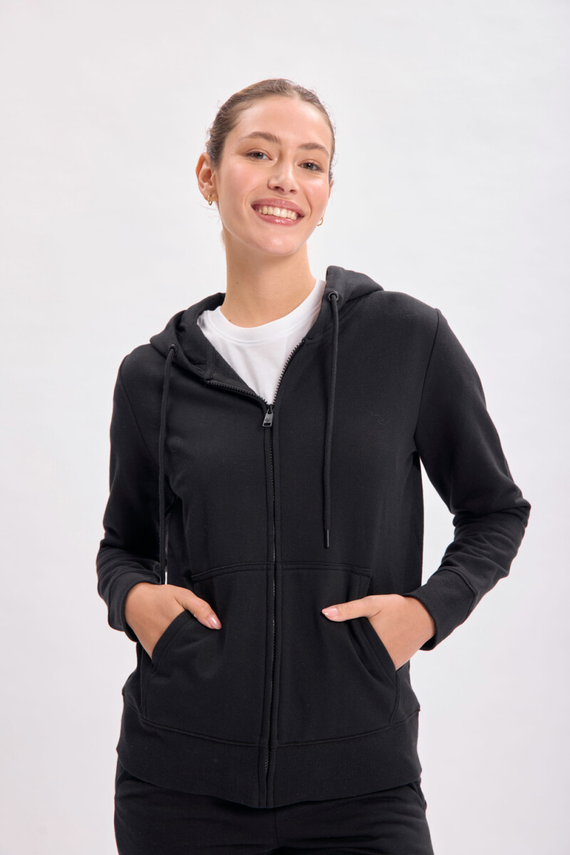 Chaqueta deportiva - Básica Negra 