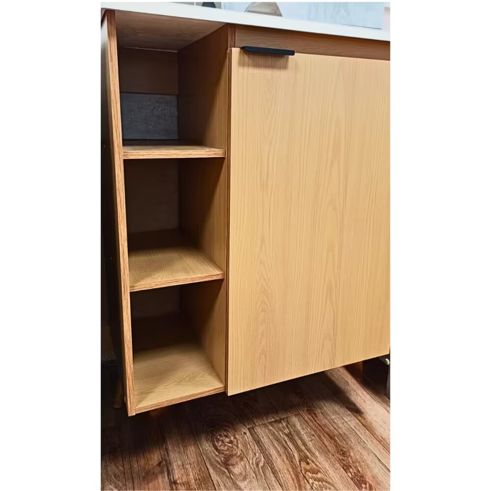 Mueble de baño suspendido Hortensia Jequitibá 62 cm con Bacha de resina Mueble De Baño Suspendido Hortensia Jequitibá 62 Cm Con Bacha De Resina