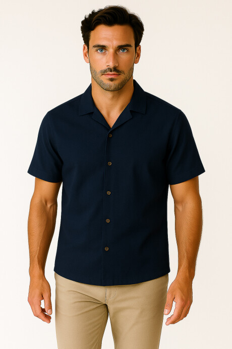 Camisa Jafina Azul Marino