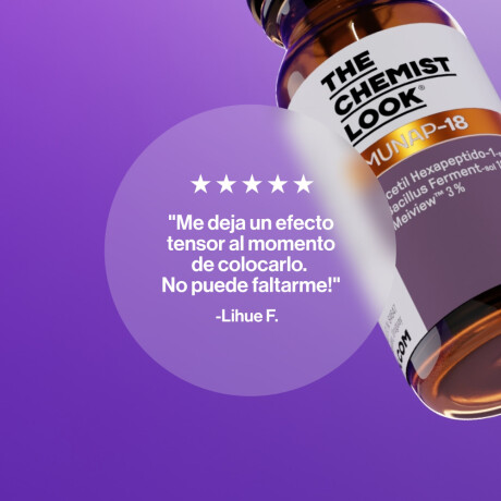 Sérum The Chemist Look Munap-18 Booster 15ml Sérum The Chemist Look Munap-18 Booster 15ml