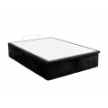 BASE SOMMIER BAU CAMURCA PRETA - TAMAÑO QUEEN Base Sommier Bau Camurca Preta - Tamaño Queen