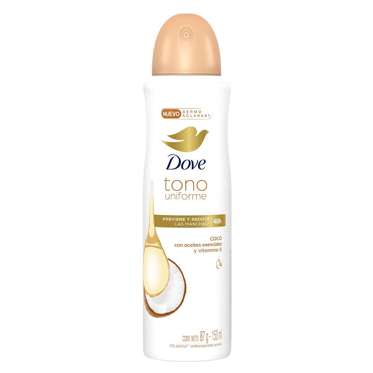 DOVE DES.COCO AER/ANTIT. C/ACEITE+VIT. E 