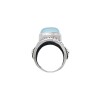 Anillo Oval-Plata 925-Piedra Calcedonia-AN4327 conpiedra