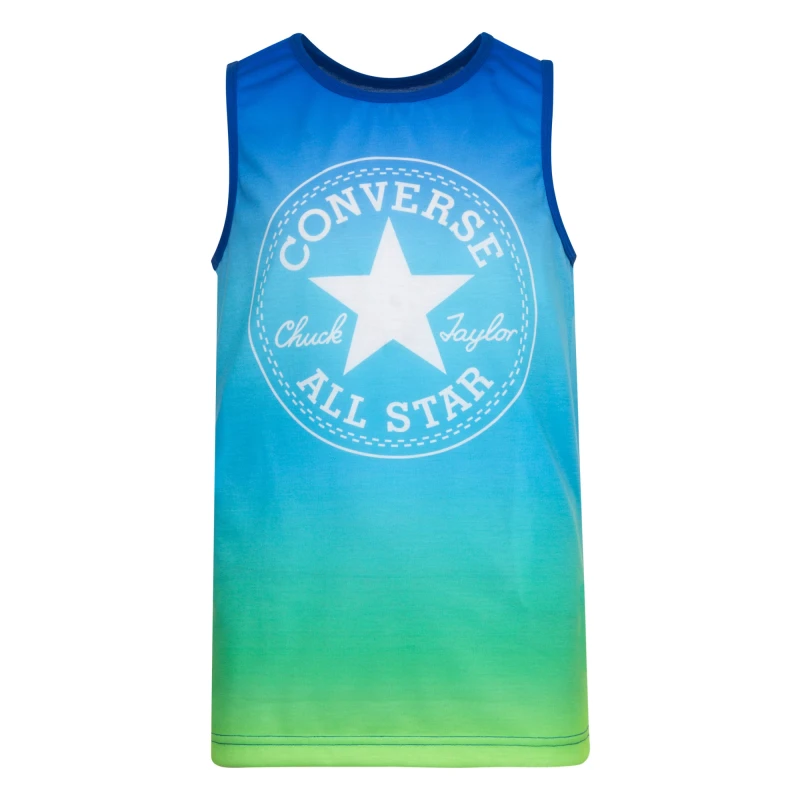 Remera Ombre Tank de Niño Azul
