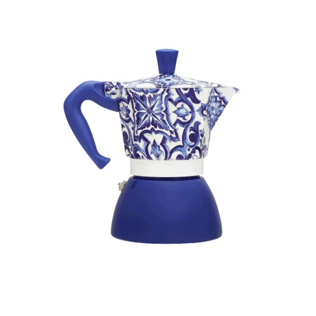 Cafetera Moka Dolce & Gabbana Blue 270 ml Bialetti Cafetera Moka Dolce & Gabbana Blue 270 ml Bialetti