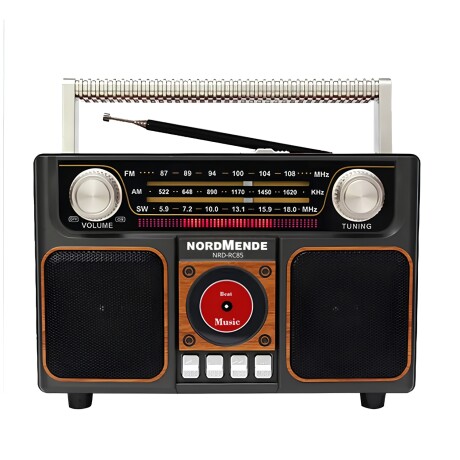 Radio Portátil Nordmende Retro Am Fm Sw BT Recargable Radio Portátil Nordmende Retro Am Fm Sw BT Recargable