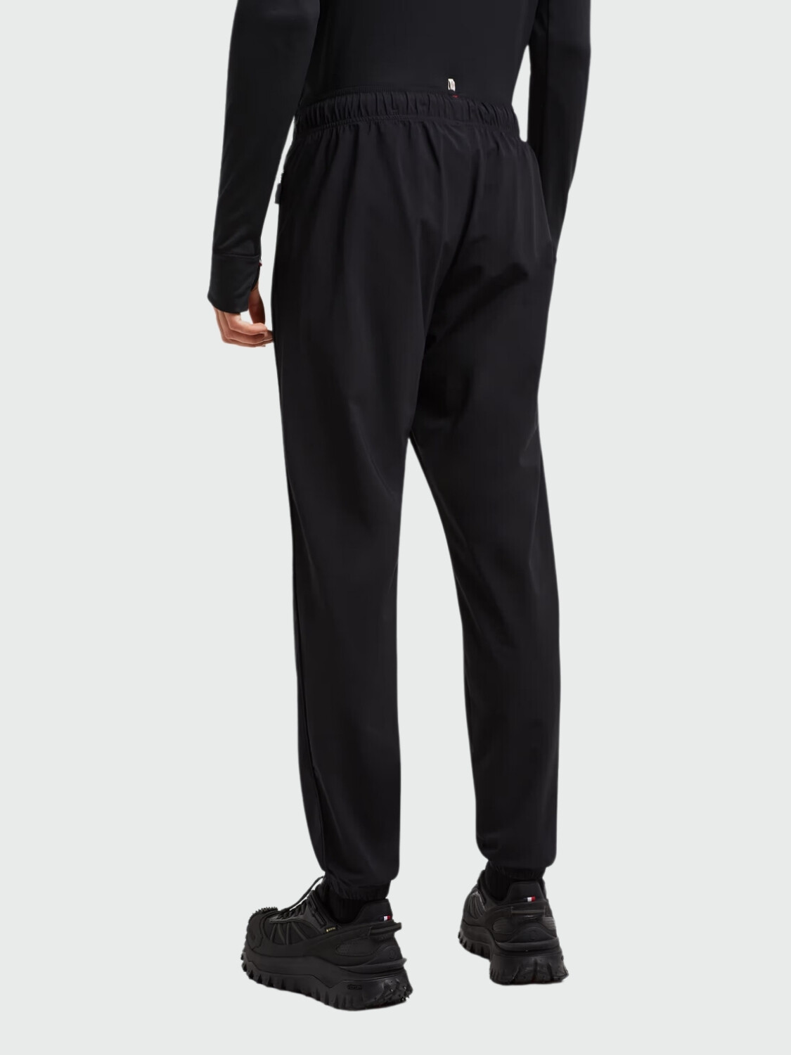 Moncler- Pantalon deportivo con cintura ajustable Negro