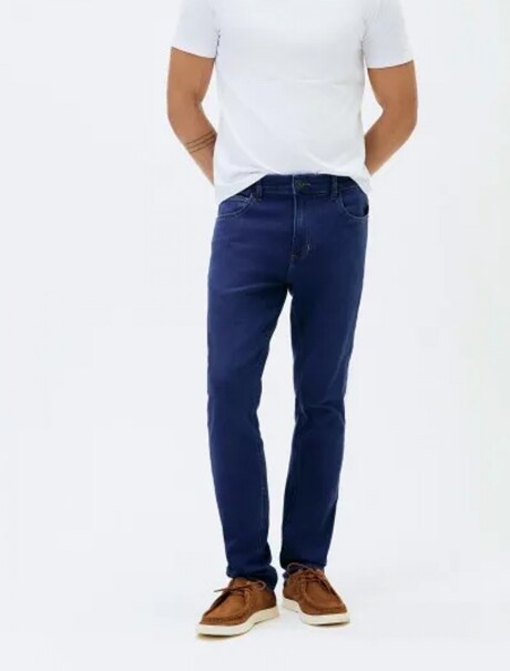 PANTALÓN DE JEAN SKINNY SOFT TOUCH AZUL