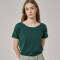 Remera Cordata Verde Ingles