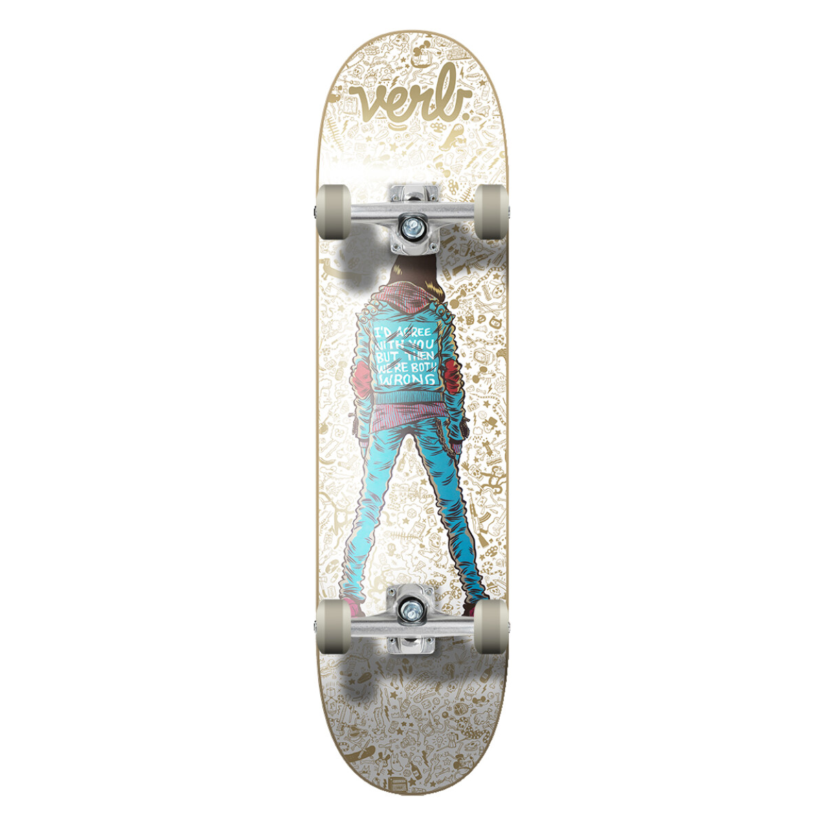 Skate Completo Verb 8.0" - Politics 