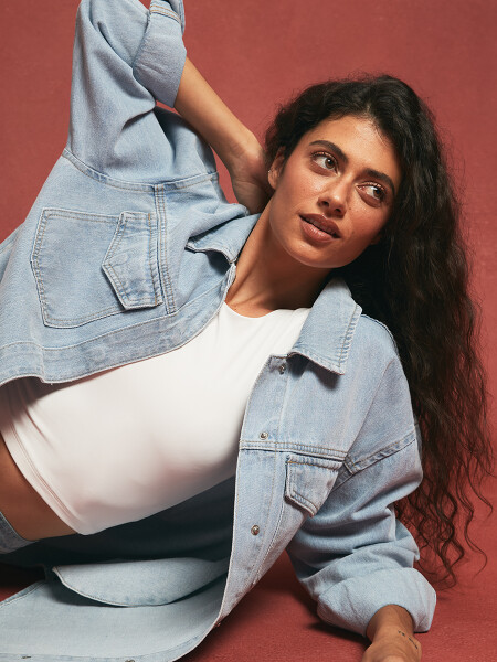 SOBRECAMISA BAHAMA CELESTE