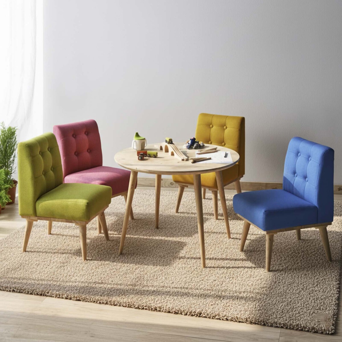 MESA - MADERA NATURAL-BEIGE KIDS WONDERLAND 