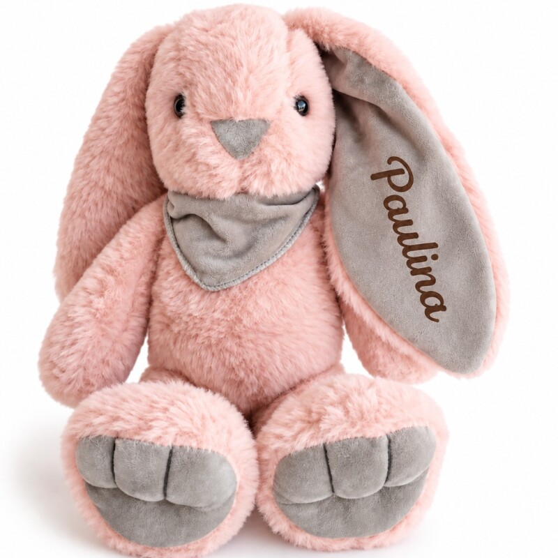 Peluche Nacimiento Conejito Personalizado rosado