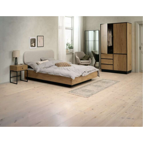 Estructura Cama C/Almac 140X190 Ellinge Color Roble