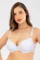 Soutien preformado copa c helecho Blanco
