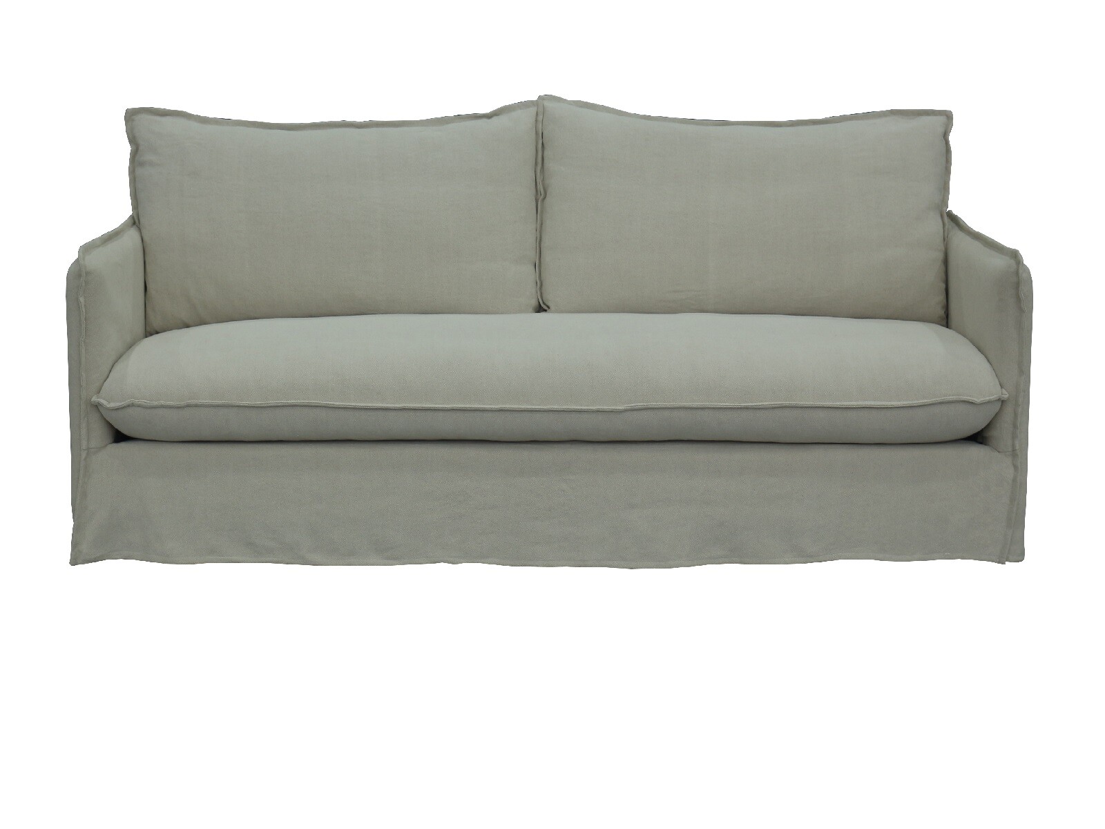 Sofa 3 cps ARIES 2.20 m DESENFUNDABLE - Beige 