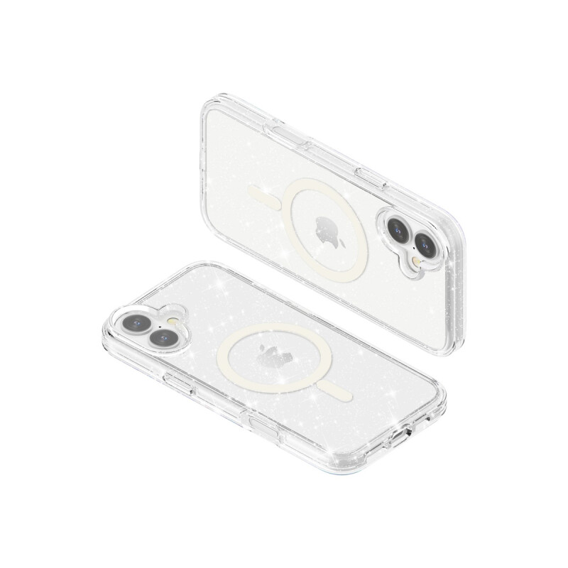 Protector para iPhone 16 Plus MagSafe con brillos Protector Para Iphone 16 Plus Magsafe Con Brillos