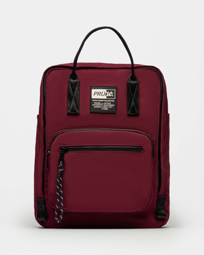 Mochila Forest en Nylon Bordeaux