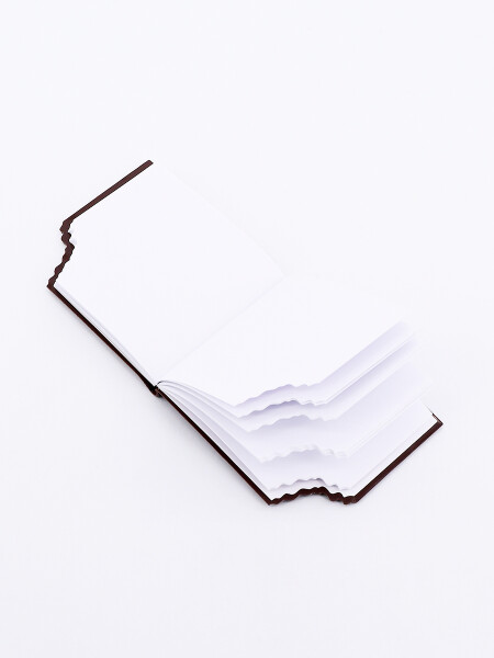 LIBRETA TABLETA DE CHOCOLATE MARRON