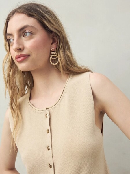 CHALECO D.CASSIN SALVA BEIGE