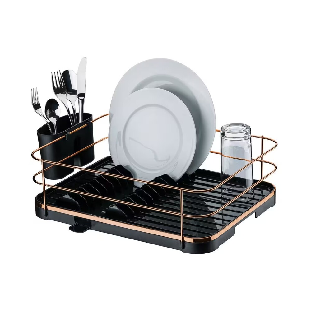 ESCURREPLATOS NEGRO RED GOLD Escurreplatos Negro Red Gold