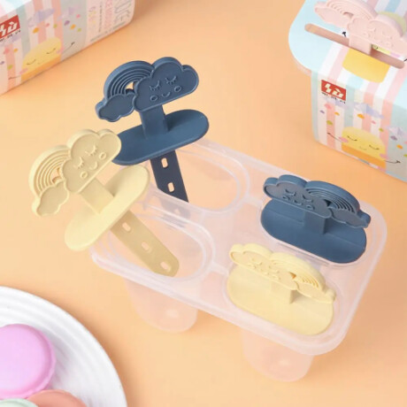 Set de 6 moldes para helado modelo nubecita Sc