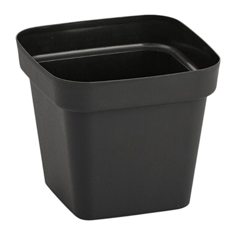 Set x3 Maceta cuadrada 3,8 lts NEGRO