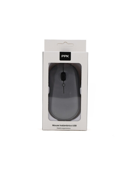 MOUSE INALAMBRICO USB GRIS GRIS