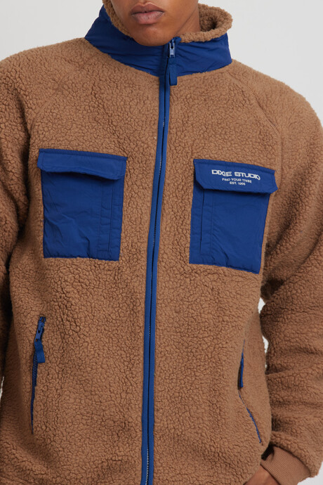CAMPERA KEIRAN ( SHERPA ) DIXIE MarrÓn