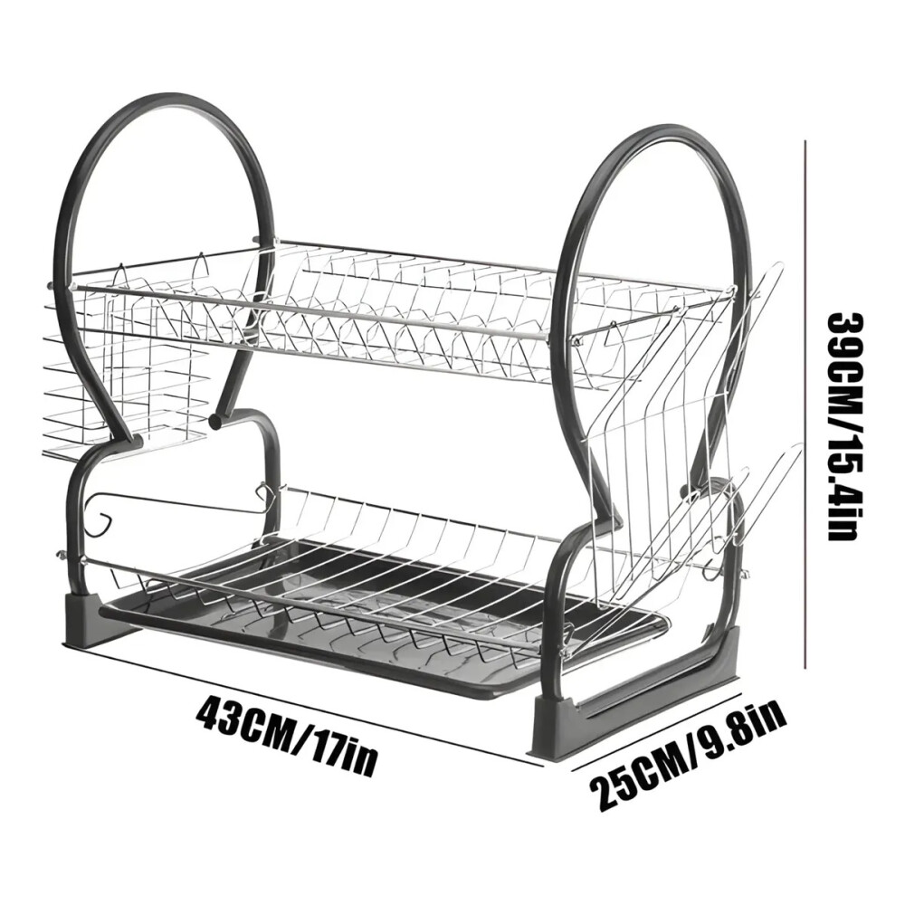 Escurridor Para Platos/vasos/cubiertos De Acero Escurridor Para Platos/vasos/cubiertos De Acero