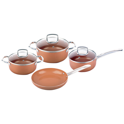 JUEGO DE BATERIA 7 PIEZAS CUORI 7P-CHEF JUEGO DE BATERIA 7 PIEZAS CUORI 7P-CHEF