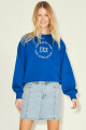 Sudadera Beatrice Con Estampa Blue Iolite