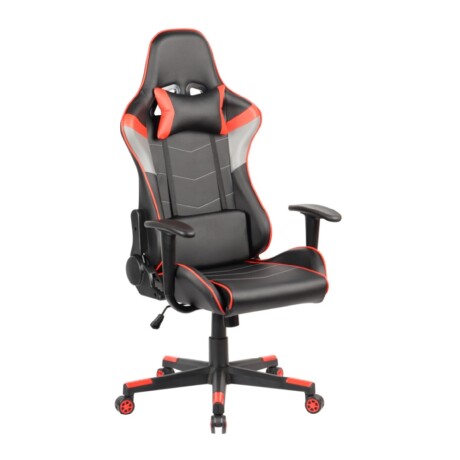 Silla Gamer Ergonómica Reclinable Posabrazos Alta Gama Negro/rojo