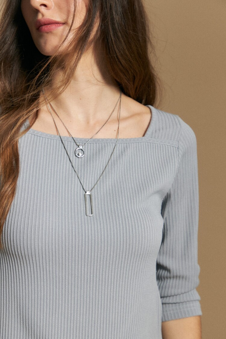 REMERA LILLE Azul Lavado