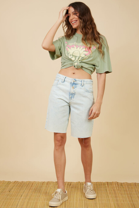 BERMUDA USUE RUSTY Azul Claro