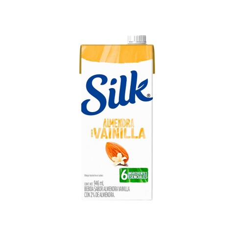Leche Vegetal Silk Almendra Vainilla 946 ml Bebida Silk Almendra Y Vain 1l