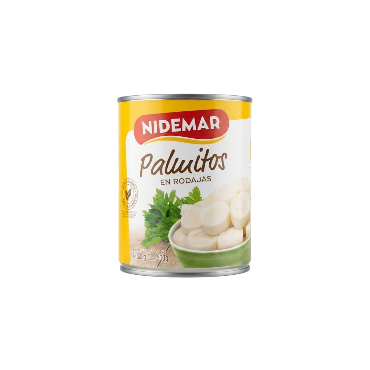 PALMITOS NIDEMAR RODAJAS 800G 