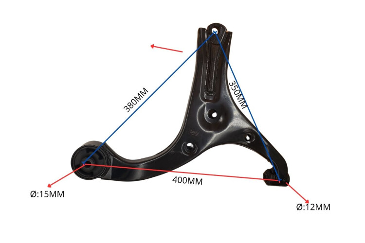 Parilla De Suspension Delantera Hyundai Accent, Kia Rio 05-12 Izq Parilla De Suspension Delantera Hyundai Accent, Kia Rio 05-12 Izq