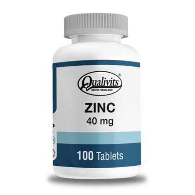 Zinc Qualivits 40 Mg. 100 Tabletas Zinc Qualivits 40 Mg. 100 Tabletas