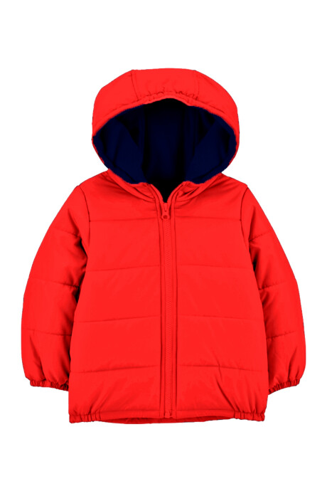 Campera resistente al agua, roja. Talles 2-4T Sin color