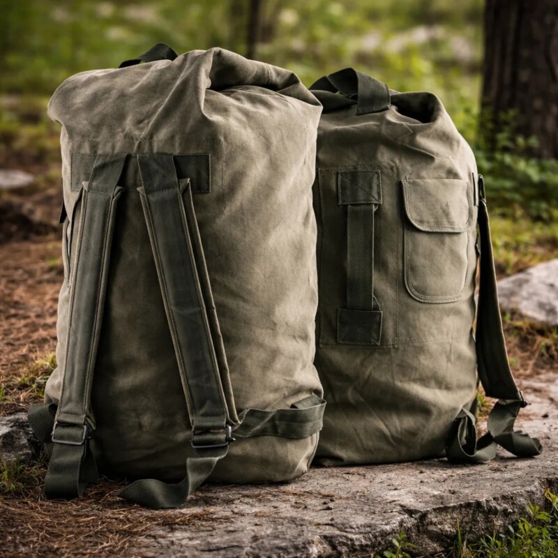 Bolso Mochila Arye de Gran Capacidad Fabricada en Lona Resistente Bolso Mochila Arye de Gran Capacidad Fabricada en Lona Resistente