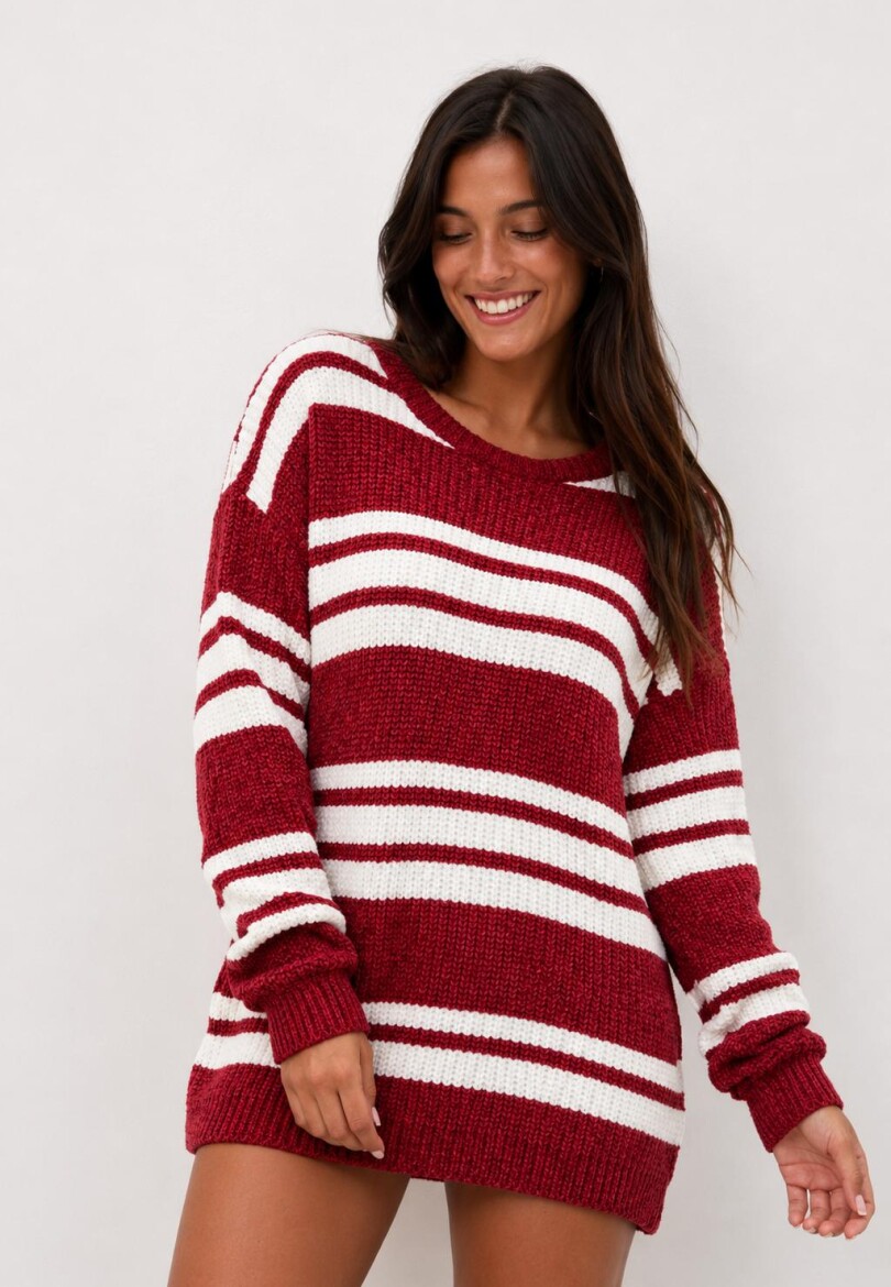 Buzo chenille BORDO