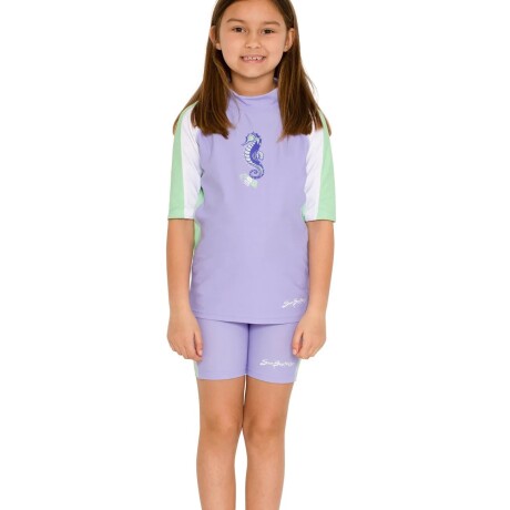 Calza short baño LAVENDER