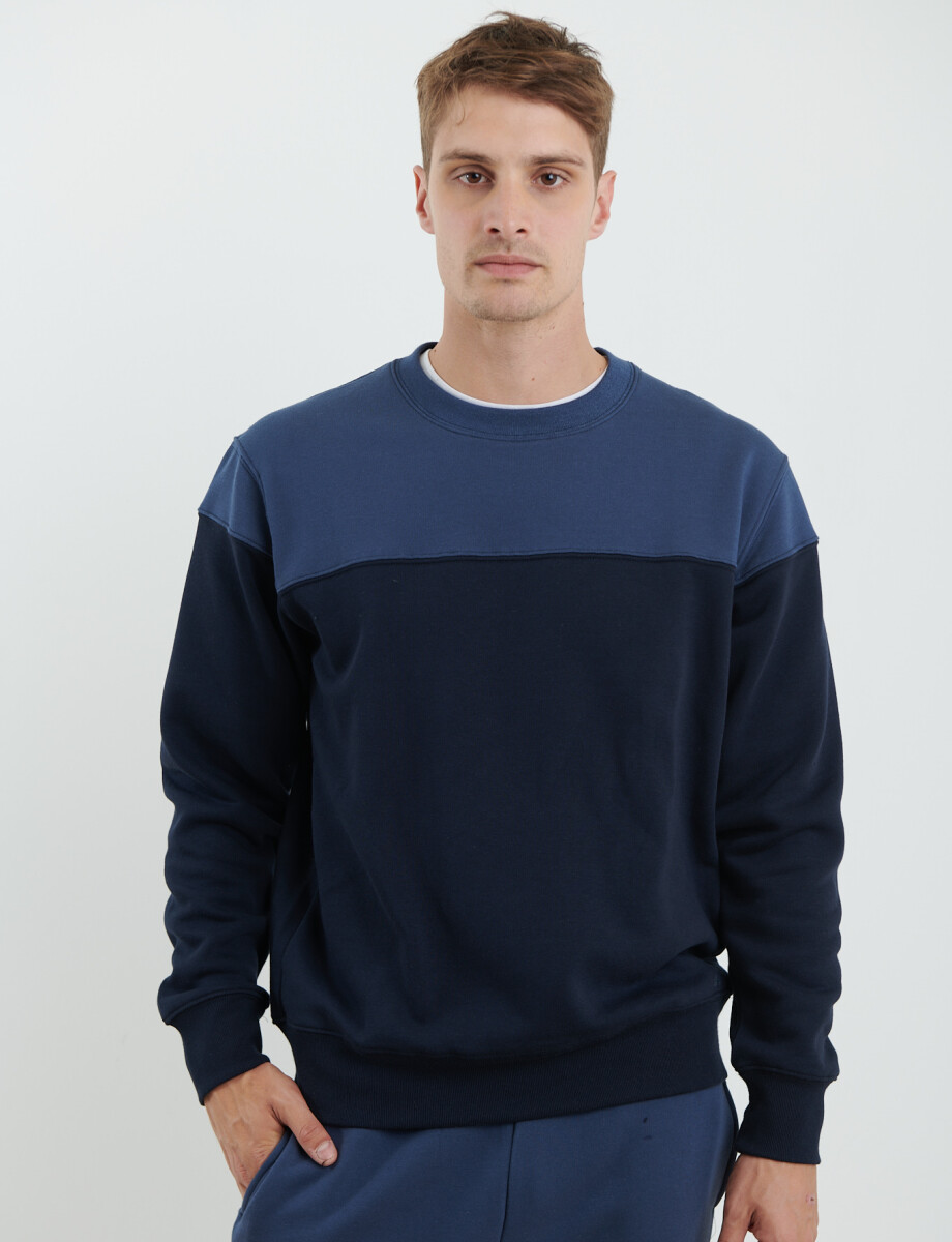 470916 SWEATER HARRY Azul Osc/piedra
