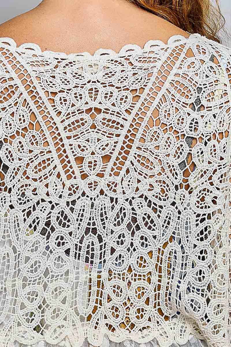 BLUSA CROCHET Natural